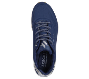 Skechers 155196 Uno - Shimmer Away donna blù navy/argento