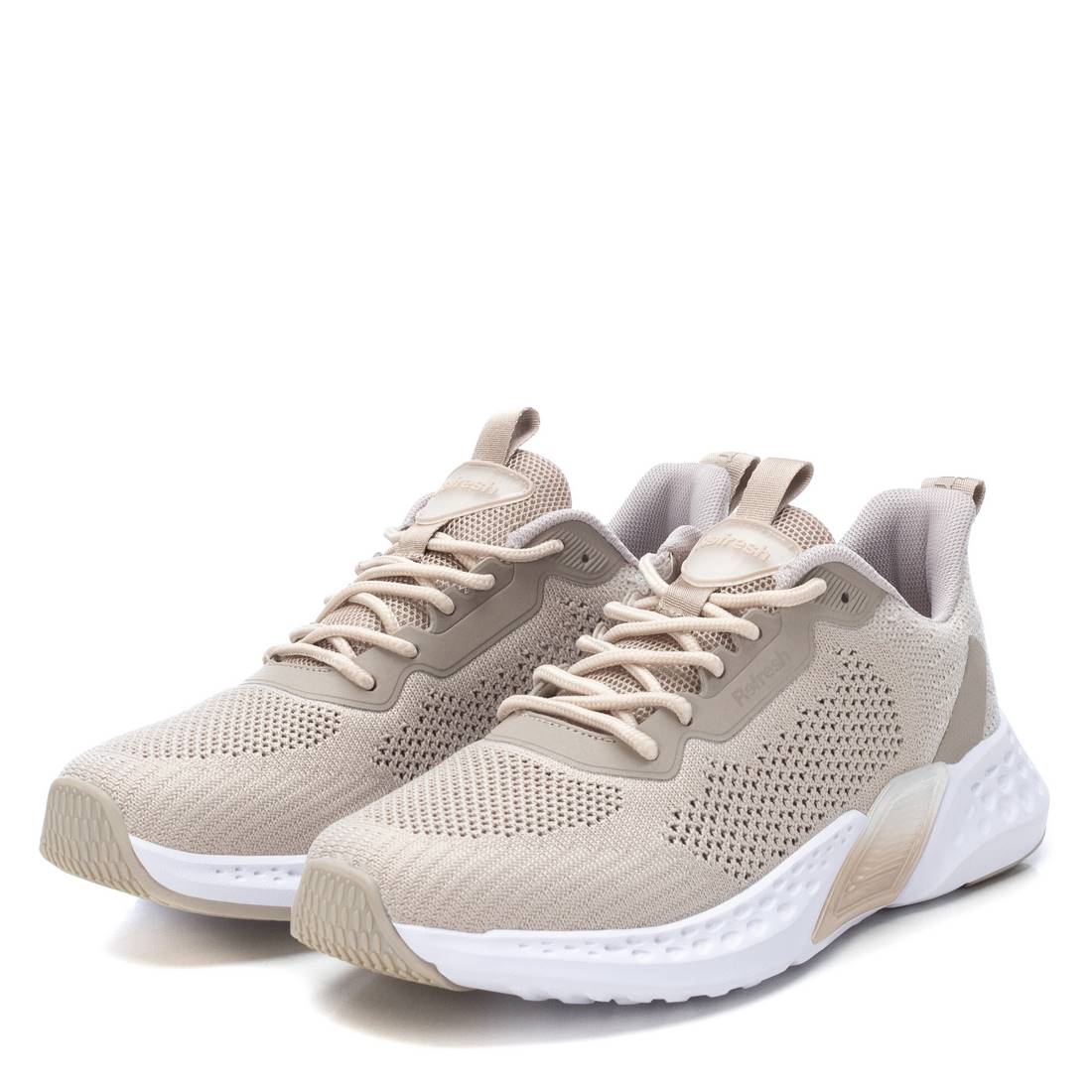 Refresh 17171504 sneaker donna in tessuto tecnico beige