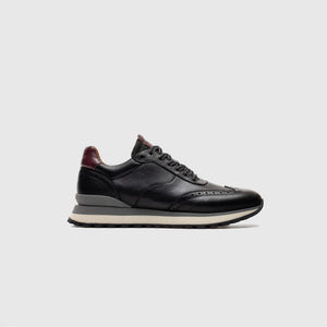 Ambitious 13139 sneakers uomo Park Brogue Runner black