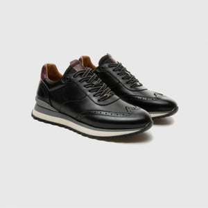 Ambitious 13139 sneakers uomo Park Brogue Runner black