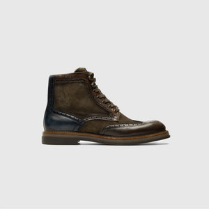 Ambitious 12432 stivaletto BTR Brogue Boots muschio