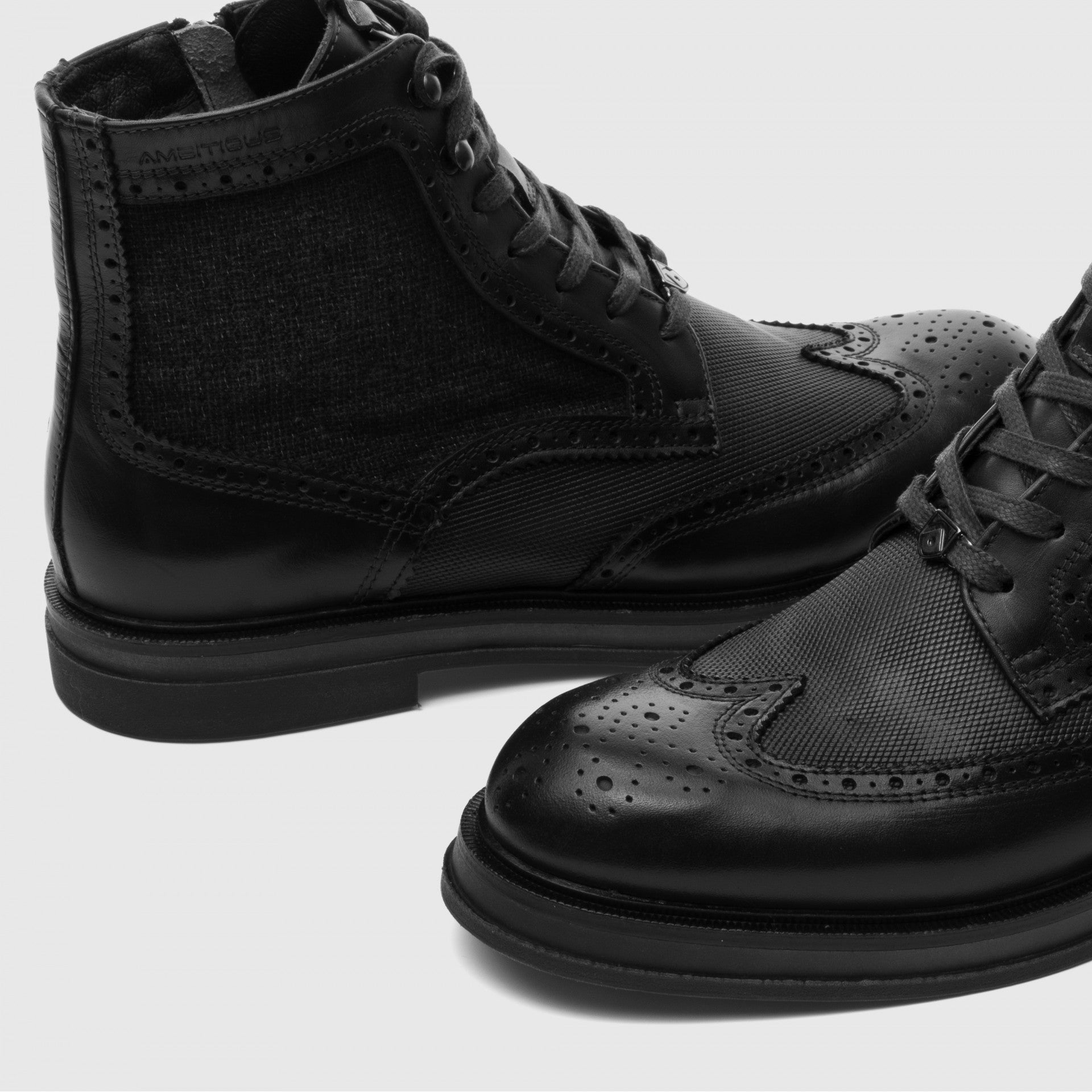 Ambitious 12432 stivaletto BTR Brogue Boots antracite