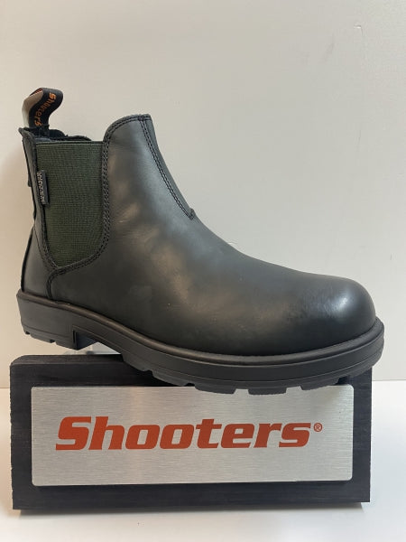 Shooters S3634-06 stivaletto chelsea uomo black/green