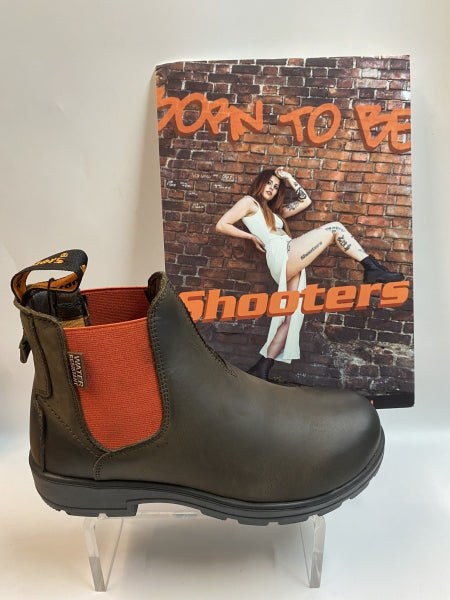 Shooters 19132-06 stivaletto donna in pelle espresso/rust