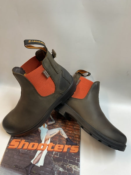 Shooters 19132-06 stivaletto donna in pelle espresso/rust