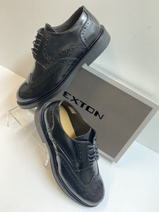 EXTON 271 DERBY DUILIO UOMO ABRASIVATO NERO