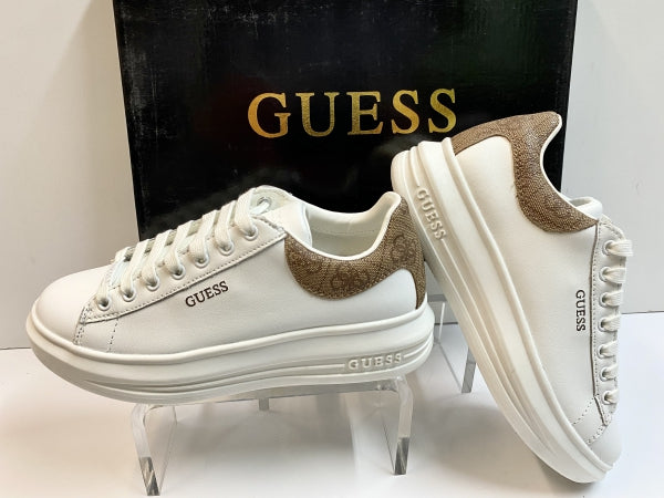 GUESS FL7VIB SNEAKERS DONNA IN PELLE WHITE