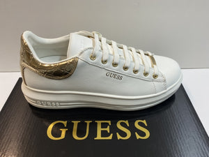 GUESS FL7RNO SNEAKERS DONNA WHITE/GOLD