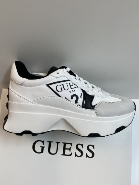 GUESS FL7C4B SNEAKERS DONNA WHITE/BLACK