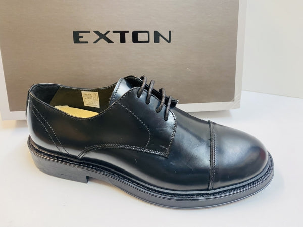 Exton 270 derby uomo abrasivato nero