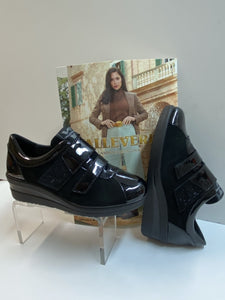 Valleverde 36205 sneakers in pelle scamosciata nera