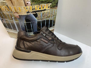 Valleverde 36842A sneakers uomo in nappa marrone