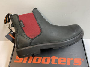 Shooters S3634-06 stivaletto chelsea uomo black/red