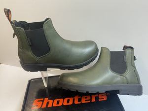 Shooters S3634-06 stivaletto chelsea uomo green/black