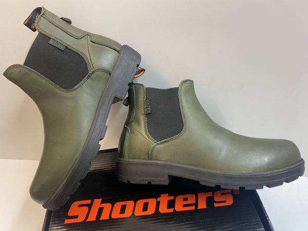 Shooters S3634-06 stivaletto chelsea uomo green/black