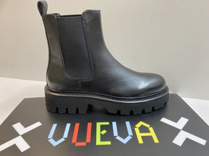 Vueva M13057 stivaletto chelsea donna nero