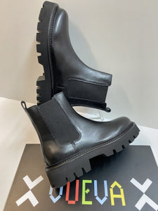 Vueva M13057 stivaletto chelsea donna nero