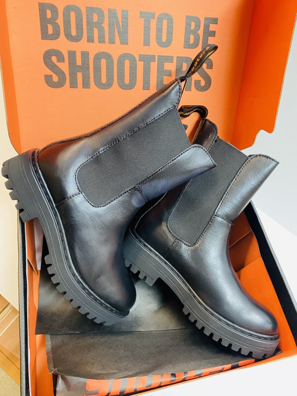 Shooters S1116-01 stivaletto chelsea donna nero