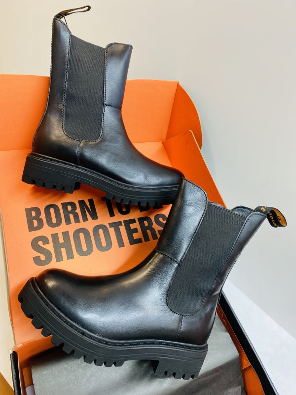 Shooters S1116-01 stivaletto chelsea donna nero