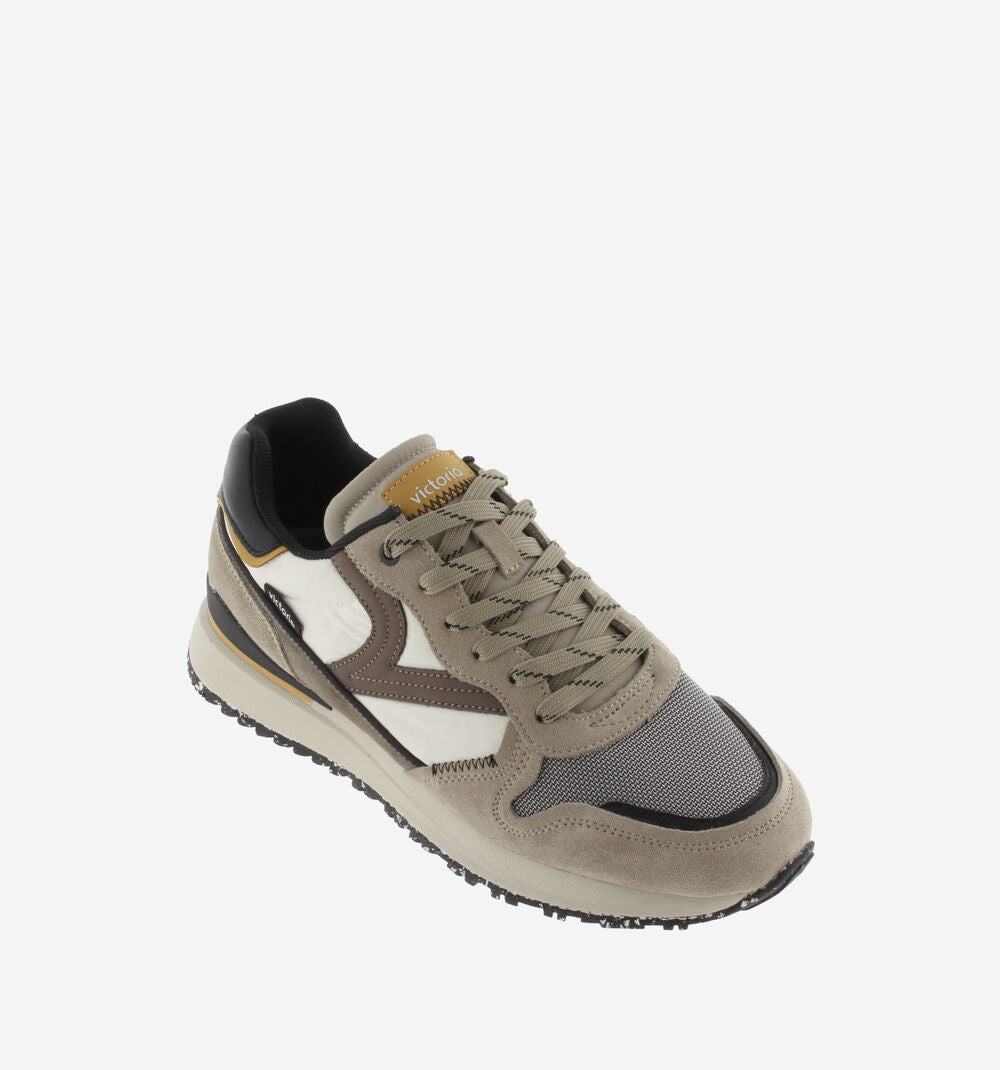 VICTORIA 8802107 SNEAKER DA UOMO BEIGE CON SUOLA RICICLATA