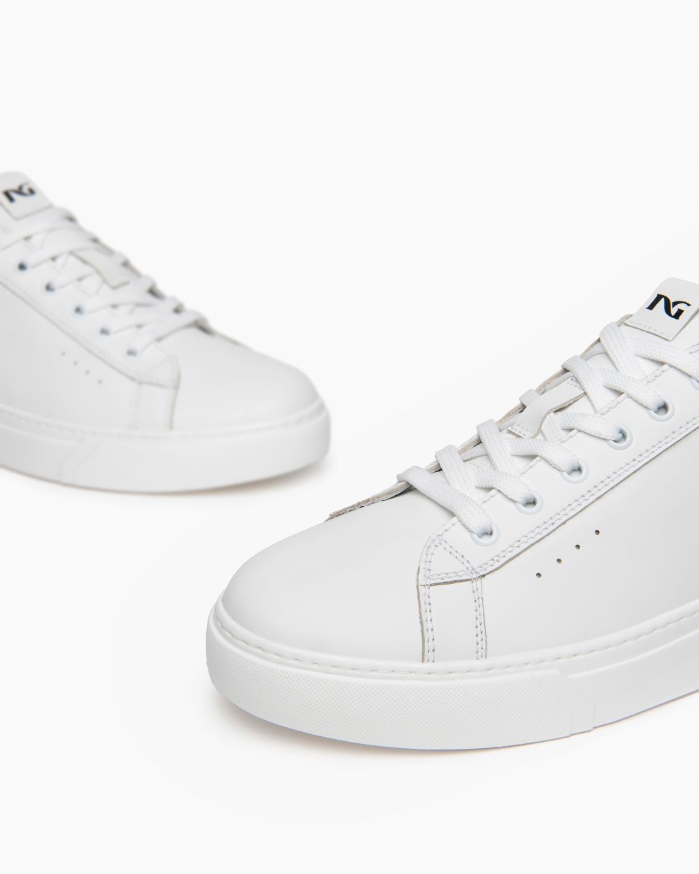 Nero Giardini E400240U Sneakers Uomo in Pelle bianco