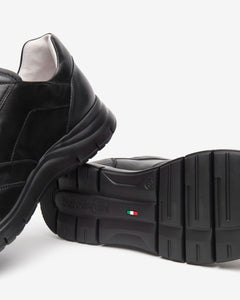 Nero Giardini E500630U Sneakers Uomo in Pelle nero