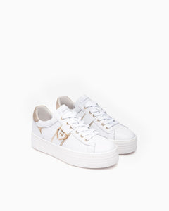 Nero Giardini E513022D Sneakers Donna in Pelle bianco