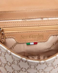 Nero Giardini E543935D Borsa a Mano da Donna in Materiale Tecnico beige