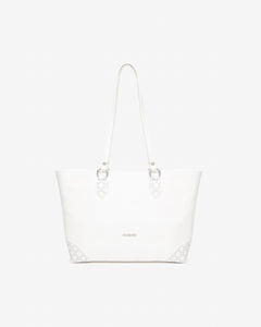 Nero Giardini E543951D Borsa Tote da Donna in Materiale Tecnico bianco