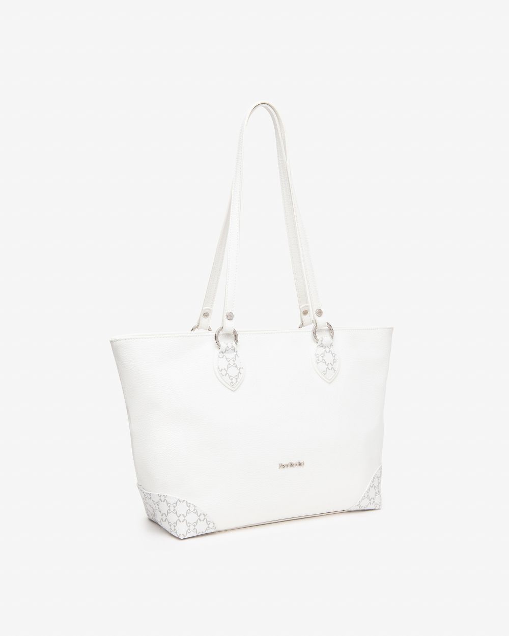 Nero Giardini E543951D Borsa Tote da Donna in Materiale Tecnico bianco