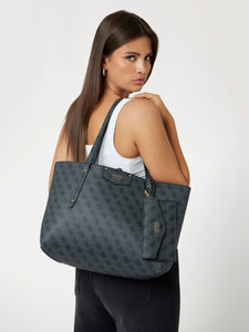 Guess HWEBG8 39023 Shopper Eco Brenton 4G Logo coal logo