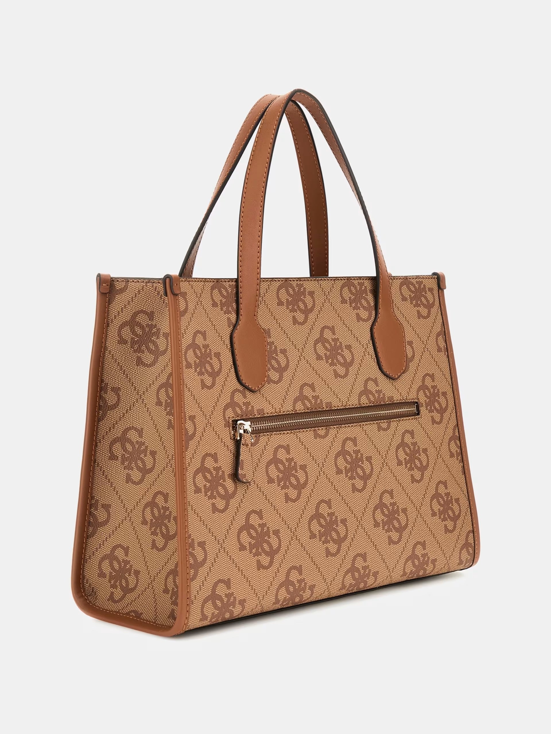 Guess HWOS86 54220 Borsa a mano Izzy 4G logo latte logo