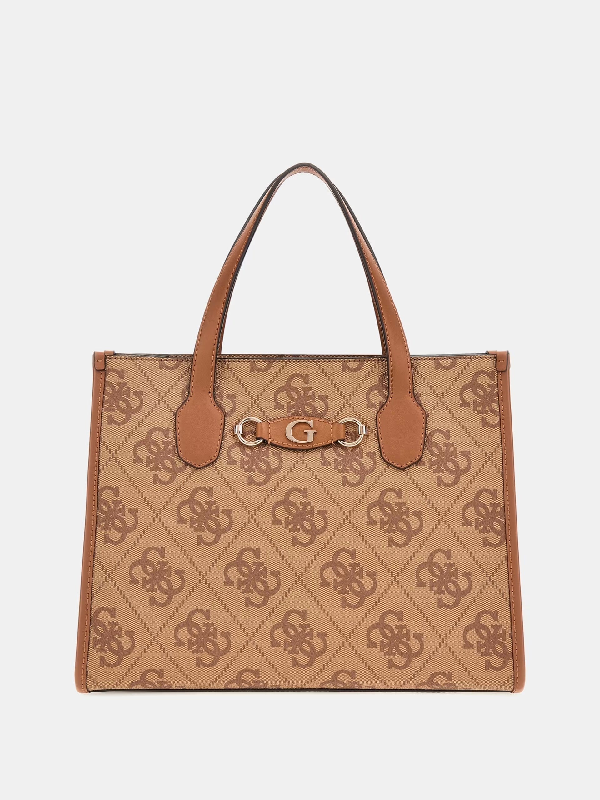 Guess HWOS86 54220 Borsa a mano Izzy 4G logo latte logo