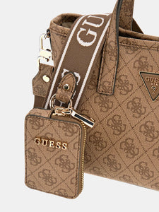 Guess HWSG92 11750 Mini borsa a mano Latona 4G latte logo