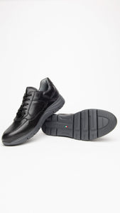 NERO GIARDINI I102153U SNEAKERS UOMO IN PELLE NERO