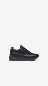 NERO GIARDINI I308370D SNEAKERS DONNA IN PELLE NERO