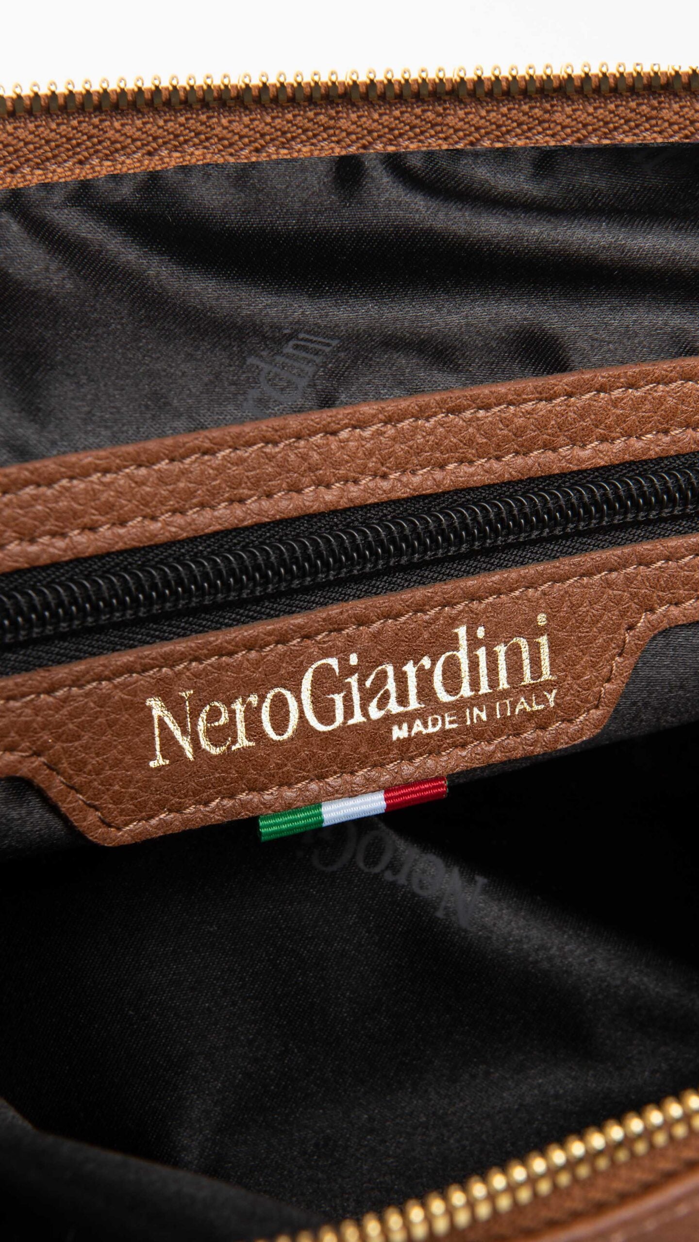 NERO GIARDINI I343021D BORSA A SPALLA D DONNA IN MATERIALE TECNICO CUOIO