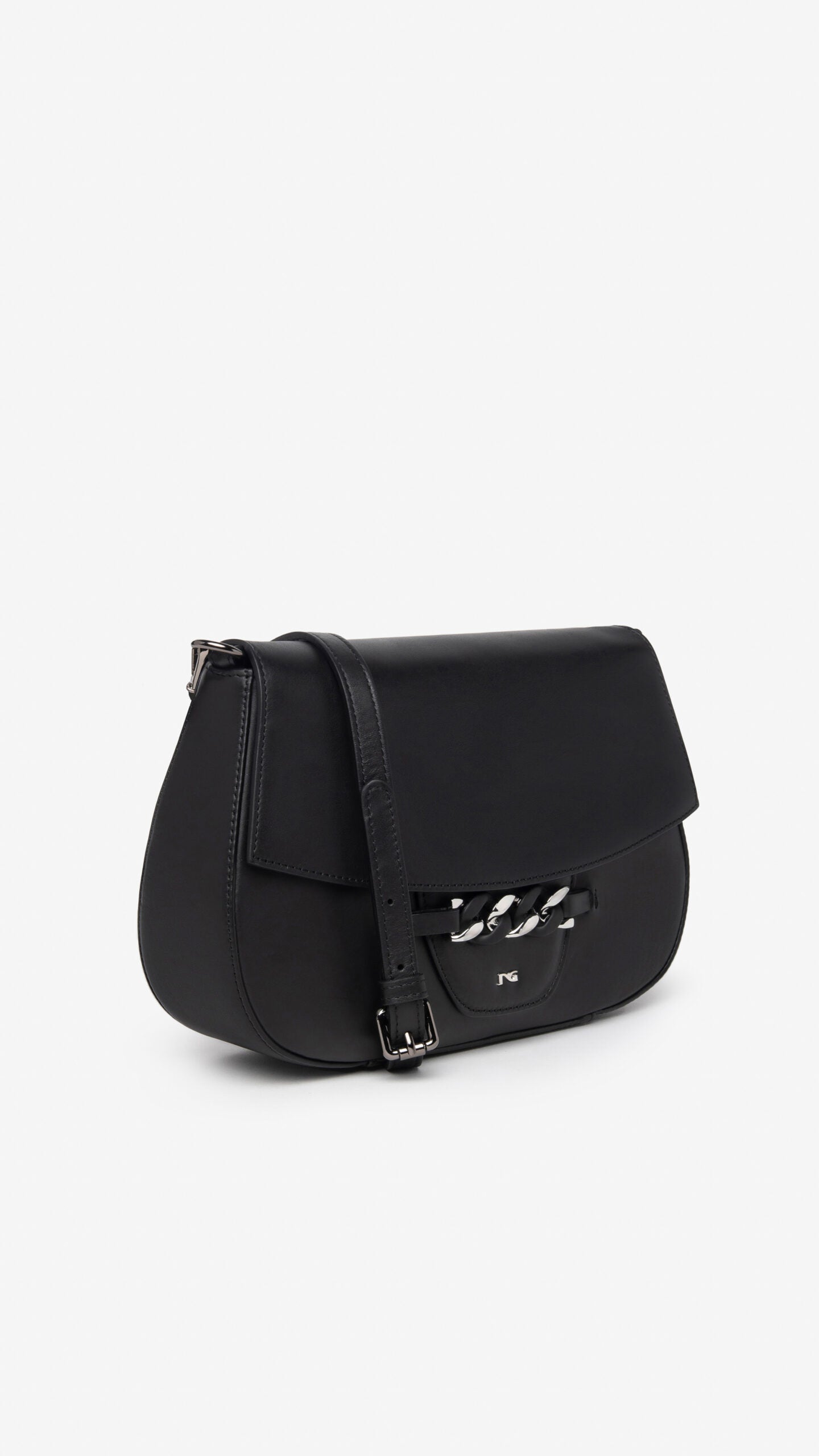 NERO GIARDINI I343522D BORSA A TRACOLLA DA DONNA IN PELLE NERO