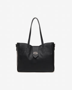 Nero Giardini I443860D Borsa tote da donna in materiale tecnico nero