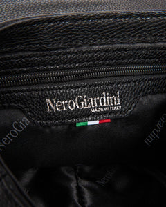 Nero Giardini I443864D Borsa a tracolla da donna in materiale tecnico nero