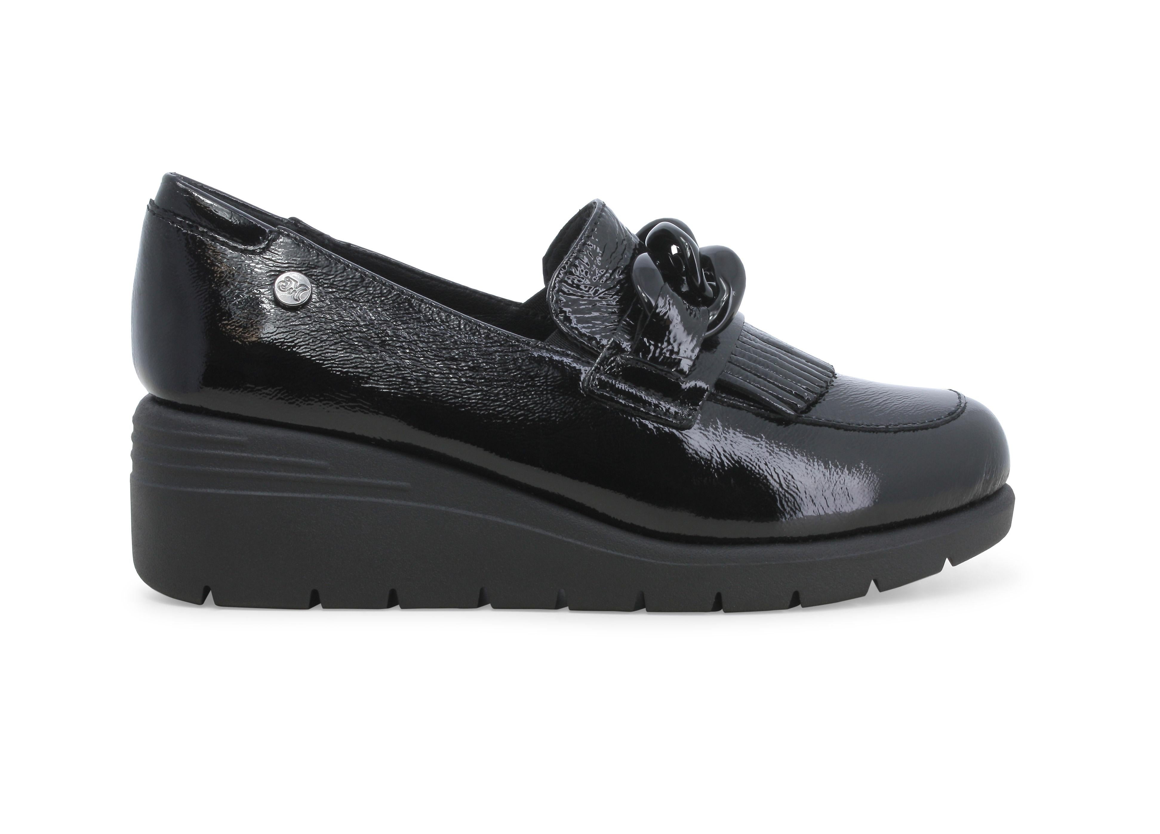 Melluso K55272W mocassino donna in vernice nero