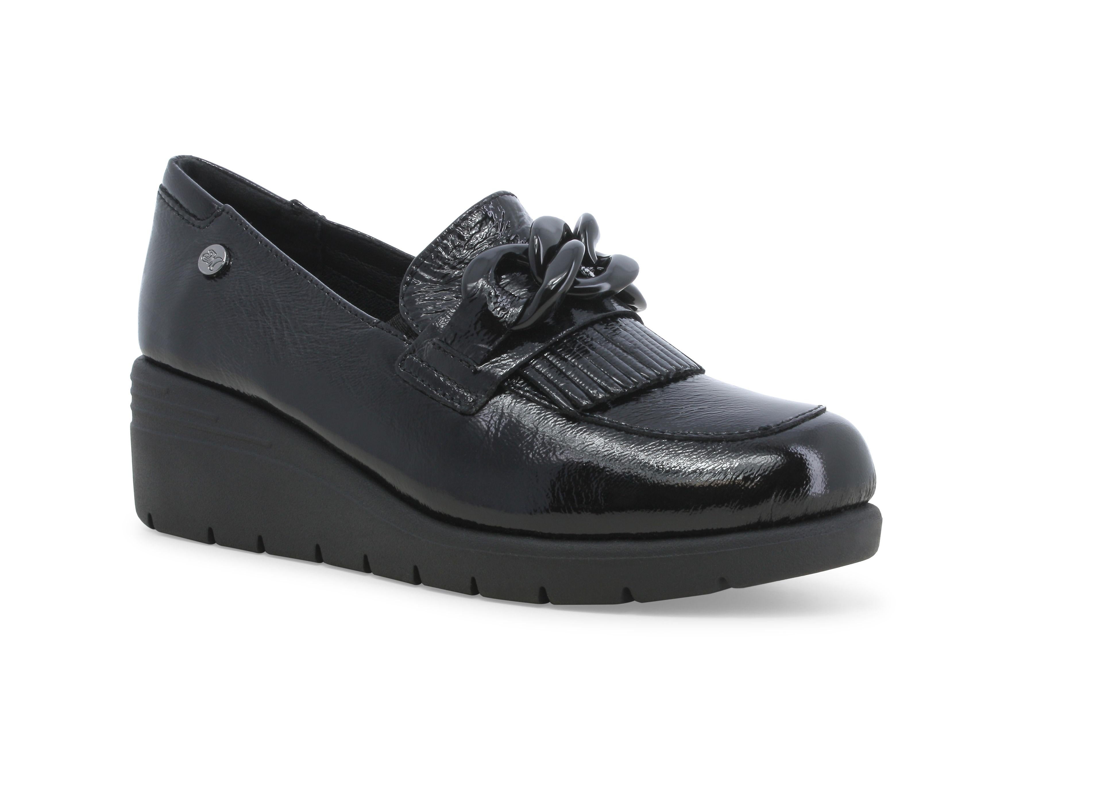 Melluso K55272W mocassino donna in vernice nero