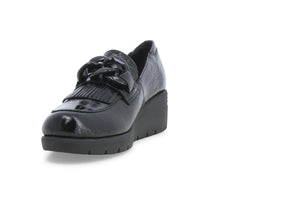 Melluso K55272W mocassino donna in vernice nero