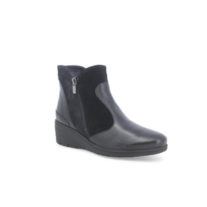 MELLUSO K91624 STIVALETTO DONNA IN PELLE NERO