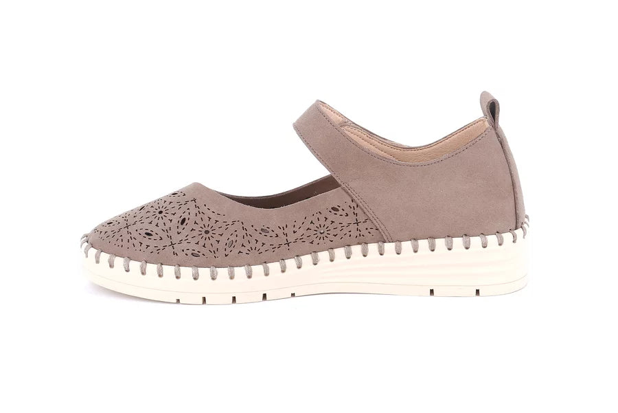 Grunland SC4186 ballerina bebè ultra leggera SAVI taupe