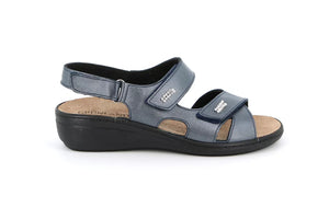 Grunland SE0214 sandalo comfort ESSI blù