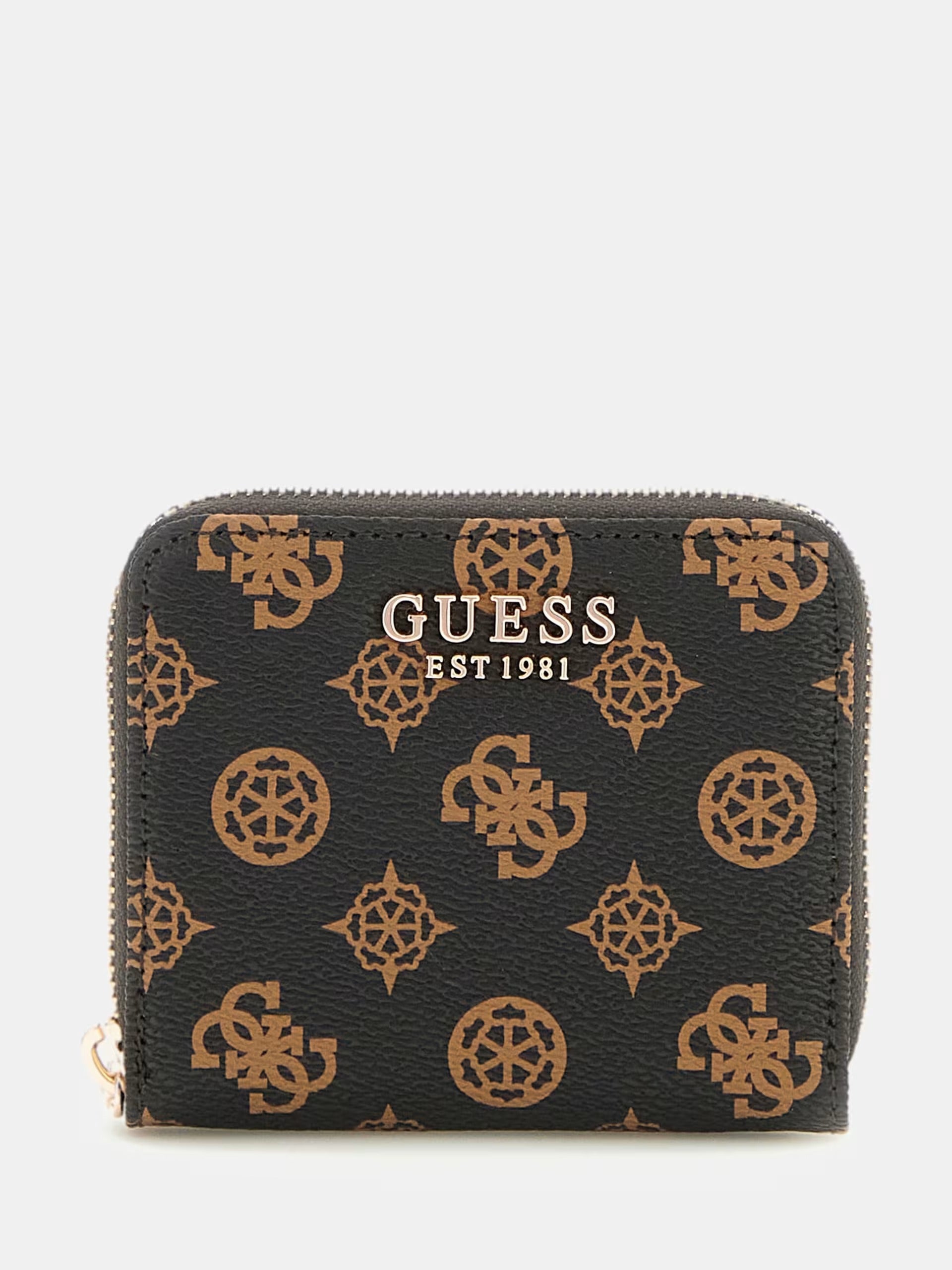 Guess SWPG85 00137 Mini portafoglio Laurel 4G logo peony mocha logo