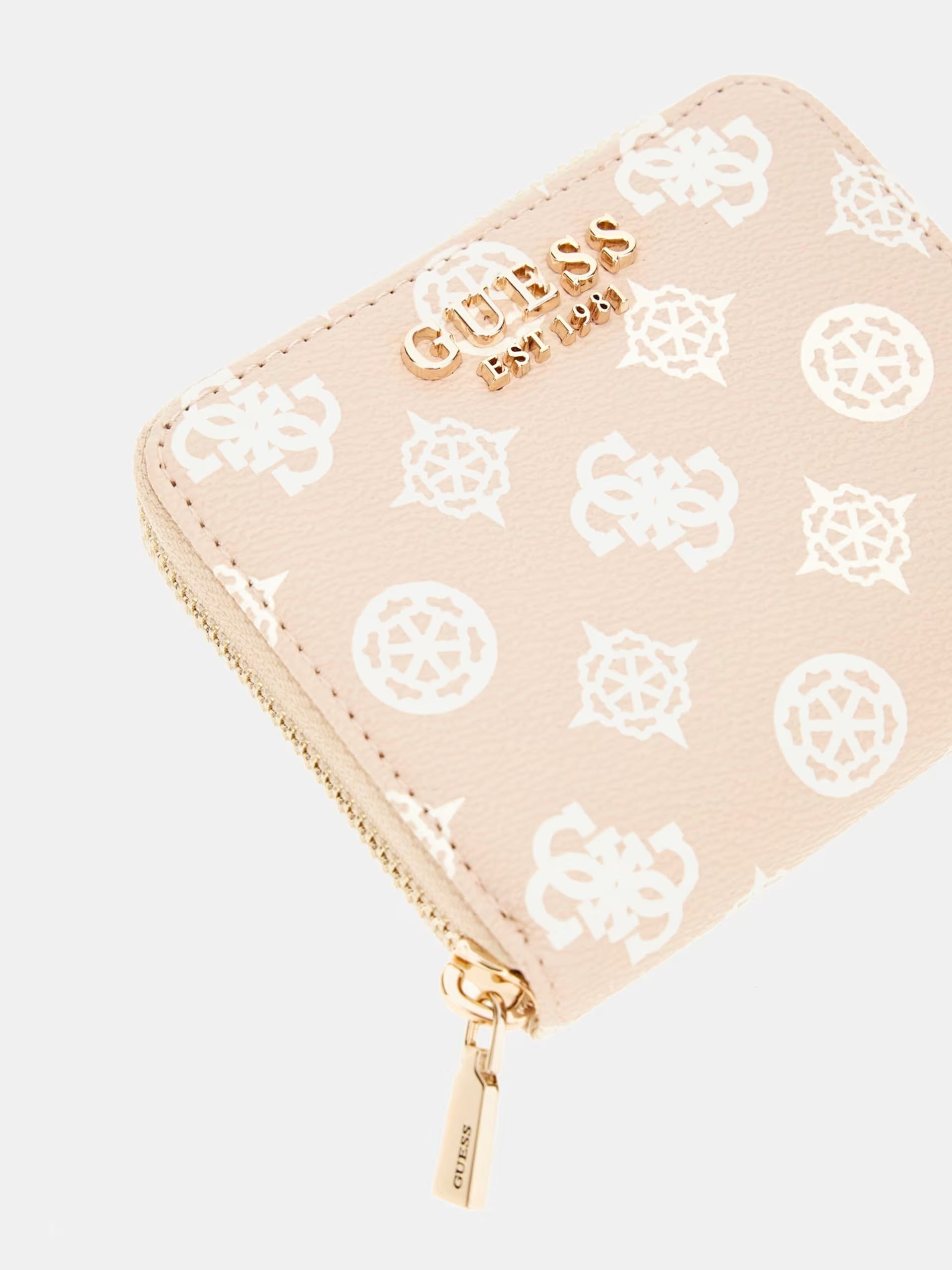 Guess SWPG85 00137 Mini portafoglio Laurel 4G logo peony sand logo