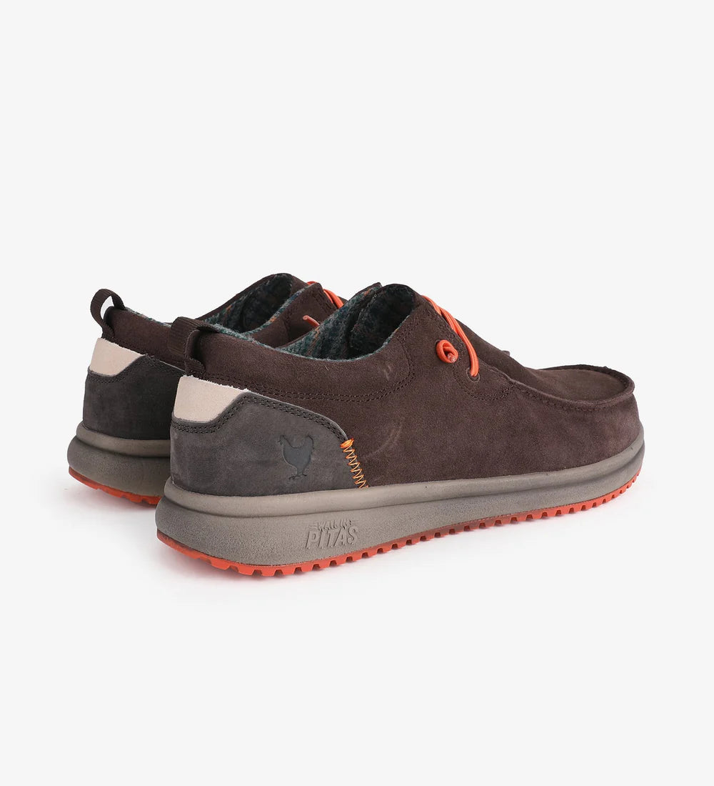 Pitas Padar wallabi uomo in suede marrone