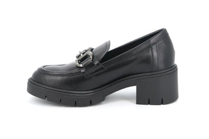 GRUNLAND SC5578 MOCASSINO DONNA CON MORSETTO NERO